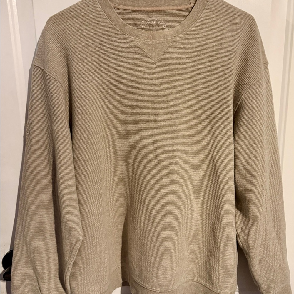 Callaway Men's Light Tan Crewneck Sweatshirt